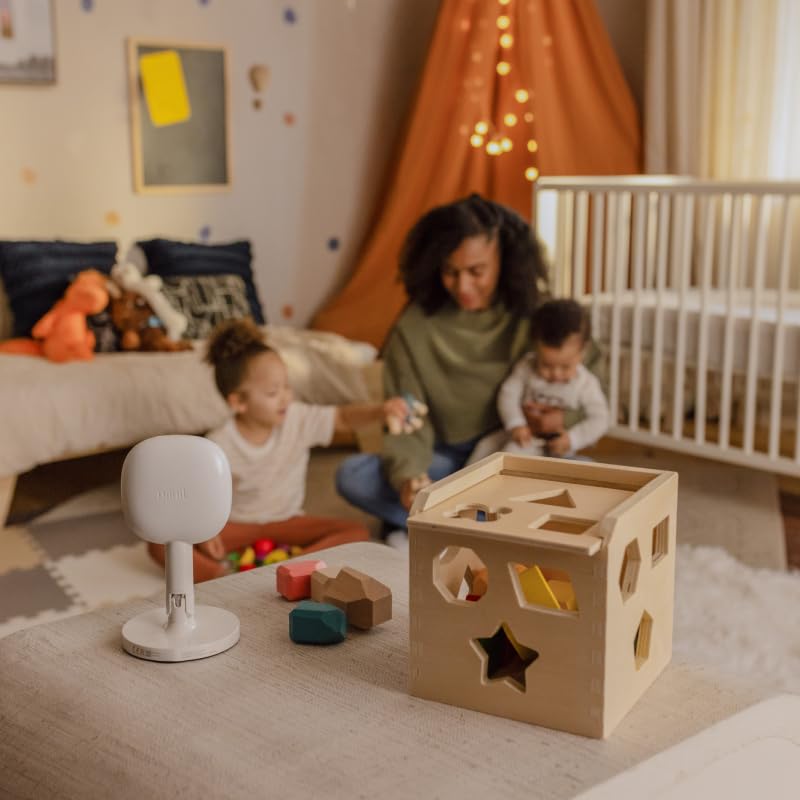 Nanit Pro Smart Baby Monitor & Flex Stand - 1080p Wi-Fi Video Camera, 2-Way Audio, Sound/Motion/Cry Notifications, Night Vision, and Breathing Band