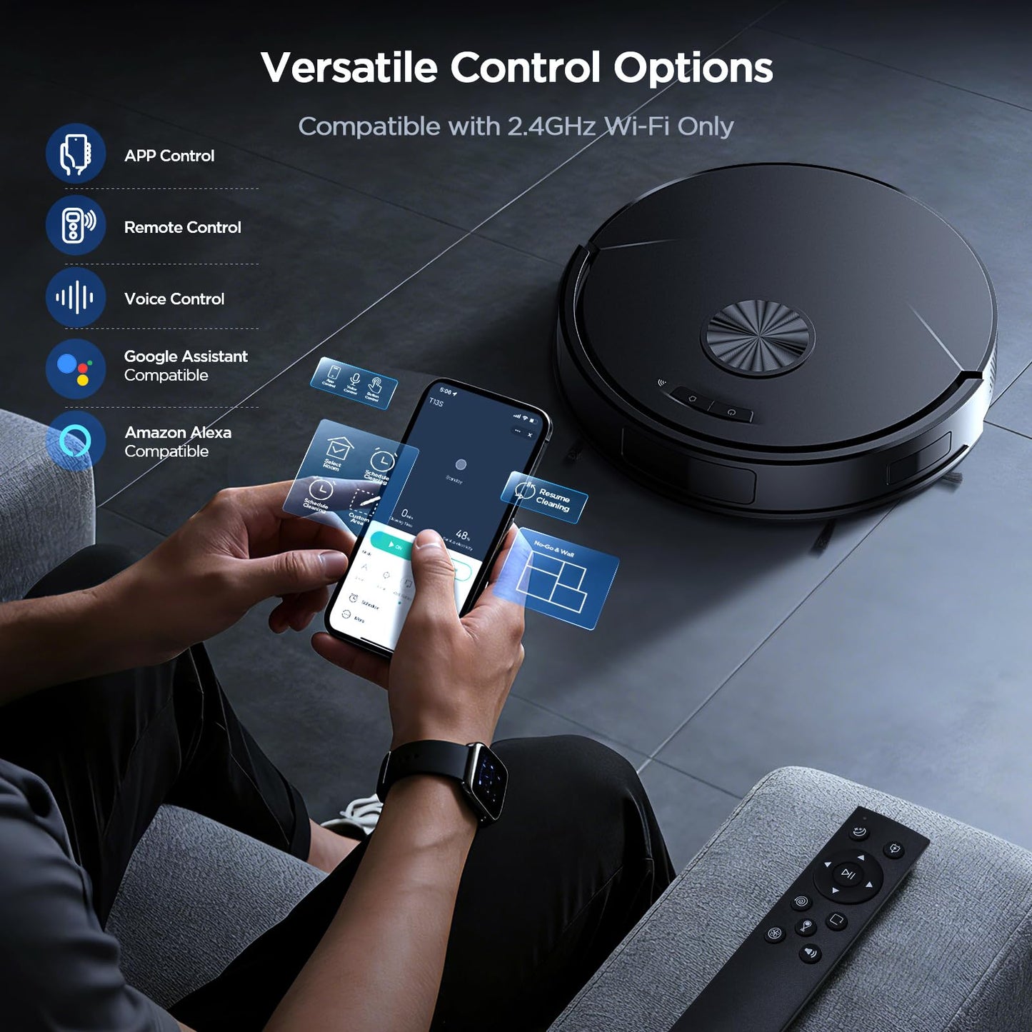 🔥73% Off!🔥UMMUND Robot Vacuum and Mop Combo