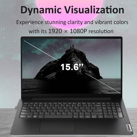 Lenovo 2026 Business Laptop with MS 365 for the Web, Intel Powerful Processor, 8GB DDR5, 628GB PCIE, 15.6" FHD Display, Dolby Audio, RJ-45, 16-Hour Battery Life, Fast Charging Speed, Windows 11 Pro