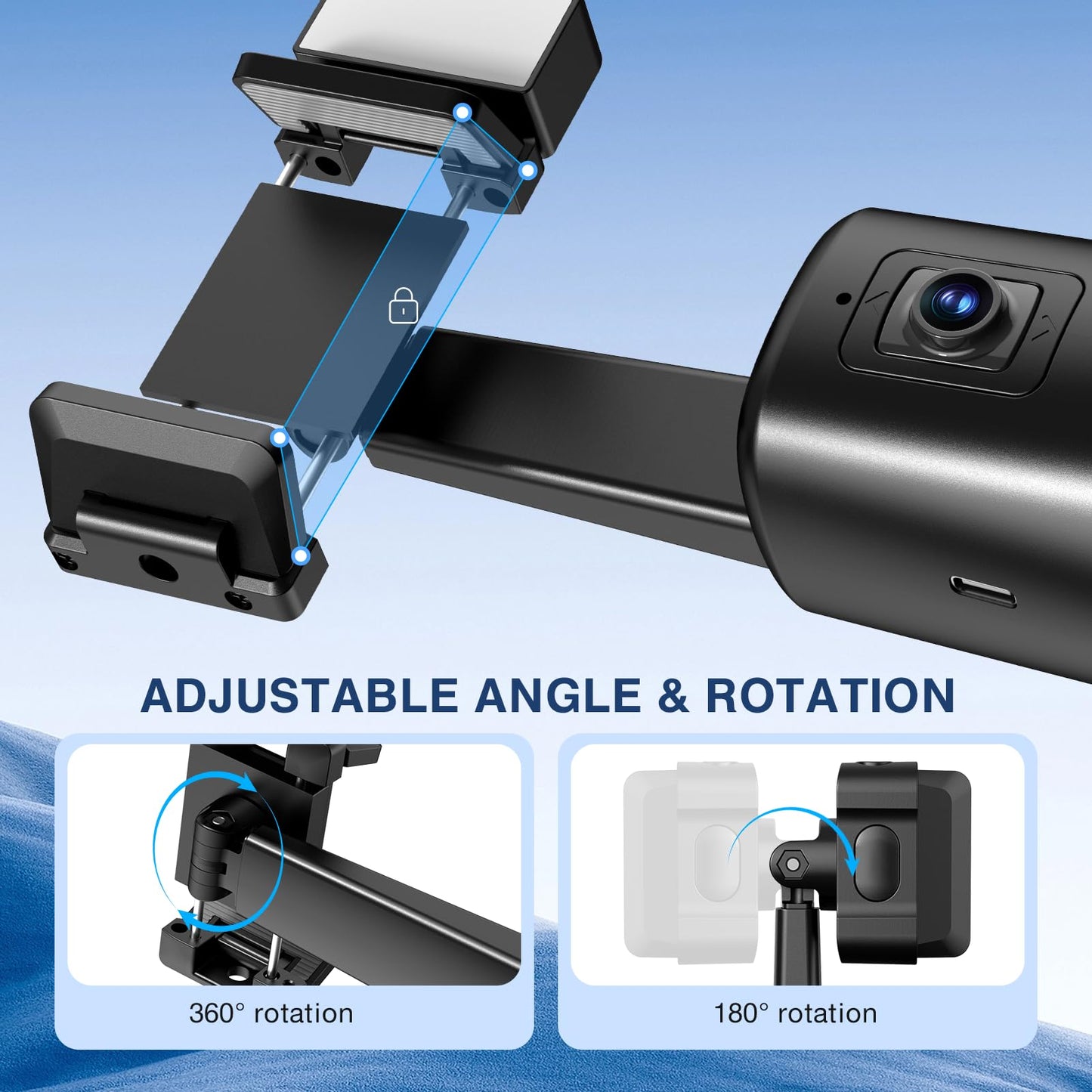 π₯70% Off!π₯360Β° Auto Face Tracking Tripod for Phones