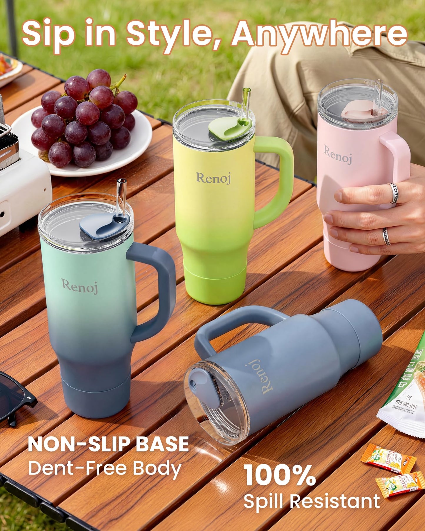 🔥73% off!🔥Renoj Insulated Mug 100% Spill Resistant Insulated Water Bottle