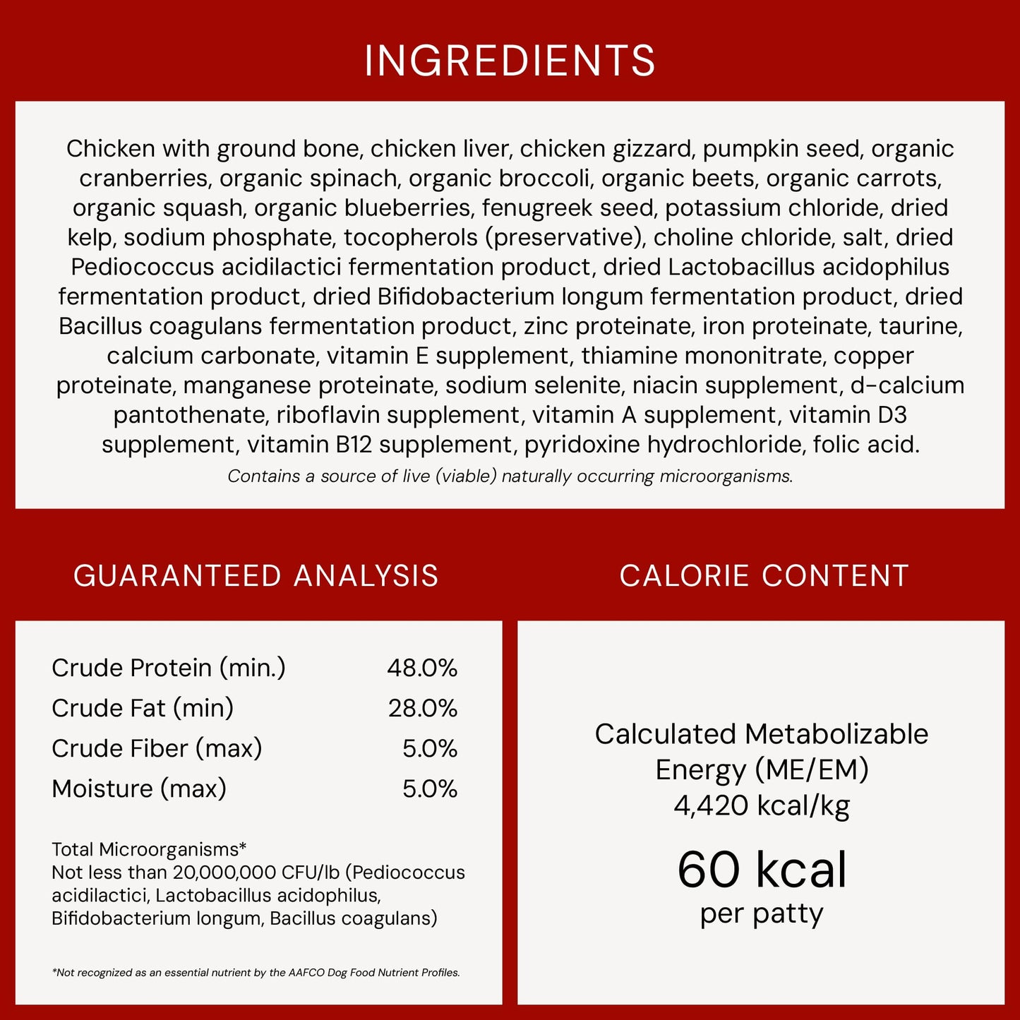Stella & Chewy's Freeze-Dried Raw Dinner Patties - Chicken Recipe - High Protein Grain-Free Puppy & Dog Food - Perfect for Picky Eaters - 25 oz