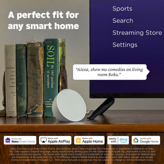 Roku Smart TV – 65-Inch Plus Series, Mini-LED TV – RokuTV with Enhanced Voice Remote – Flat Screen 4K QLED Television with Dolby Vision & Wi-Fi for Streaming Live Local News, Sports