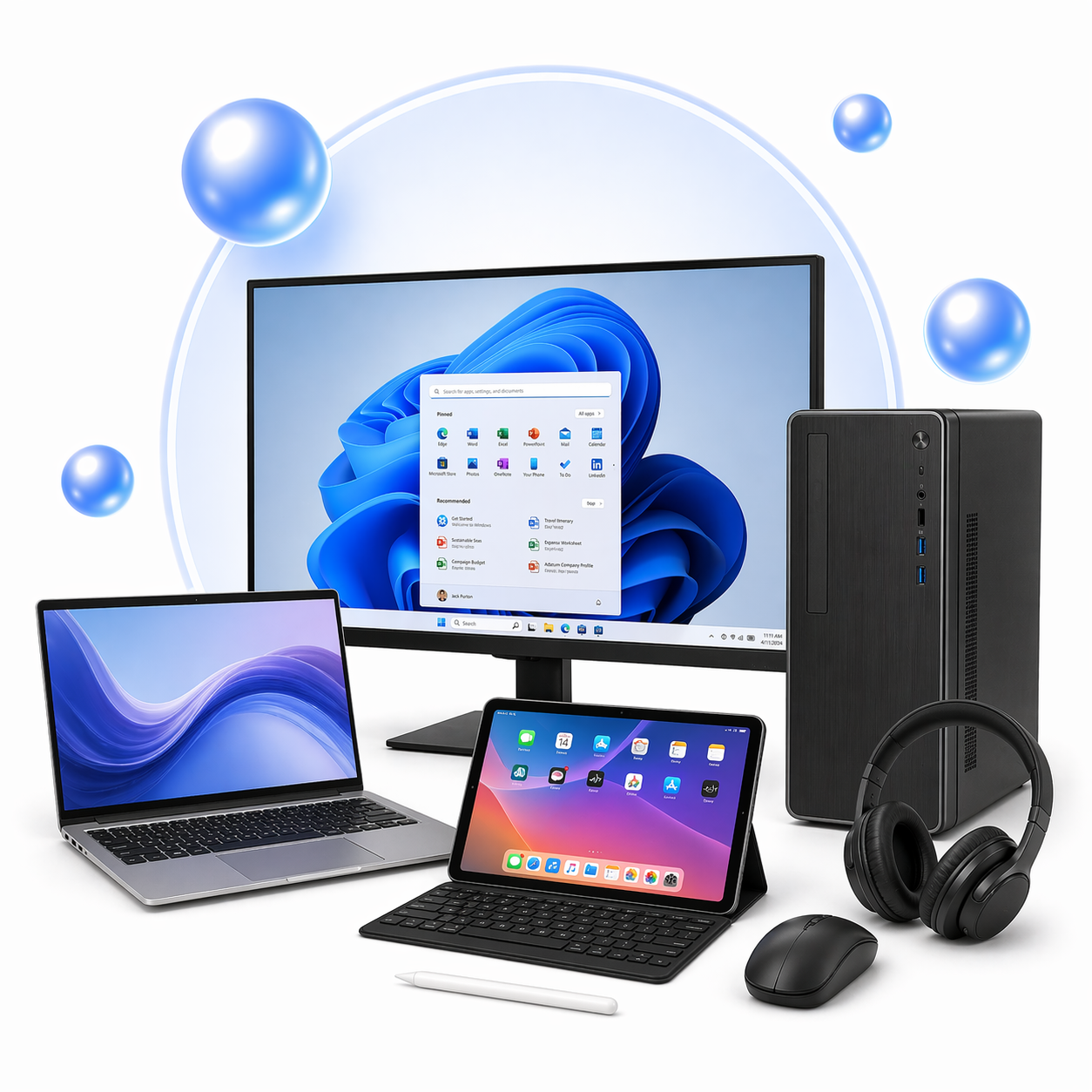 Laptops, PCs & Tablets