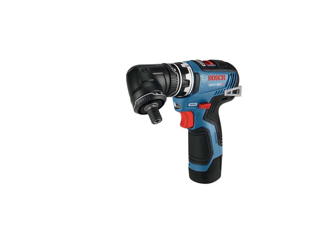 Bosch GSR12V-300FCB22 12V Max Drill/Driver with 5-In-1 Flexiclick® System with (2) 2.0 Ah Batteries