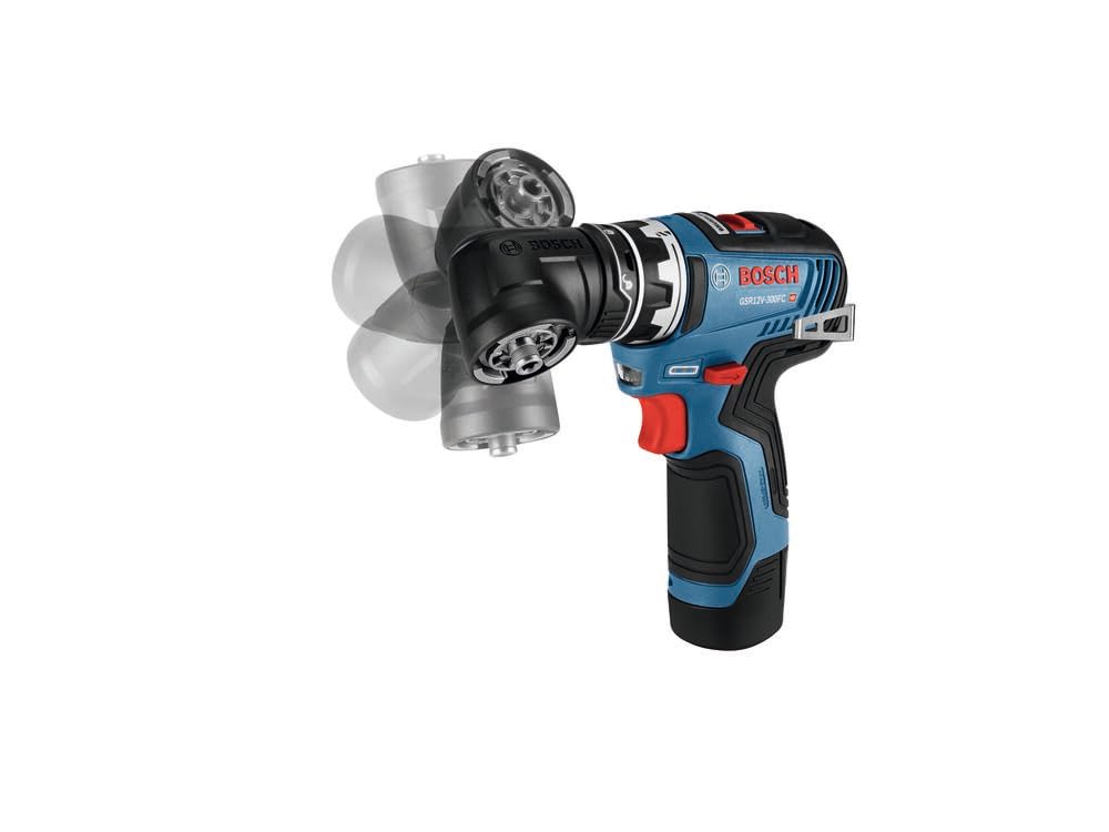 Bosch GSR12V-300FCB22 12V Max Drill/Driver with 5-In-1 Flexiclick® System with (2) 2.0 Ah Batteries