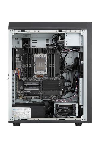 ASUS ExpertCenter Pro ET700I W7-B-750 Performance AI Barebones workstation supports Intel® Xeon® W-3400/W-2400, PCIe 5.0, DDR5 ECC, 2x 2.5Gb LAN, 2 x M.2, 2x GPU support, 750W 80 PLUS® Gold PSU, USB C