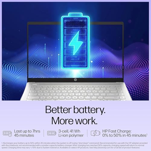 HP Ultrabook Laptop • Microsoft 365 • 8GB RAM • Intel 13th 4-Cores N100 • 128GB SSD Storage • Win 11 • no Mouse • Sliver | Everyday Essential and High Performance