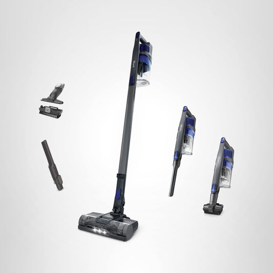 Shark Pet Cordless Stick Vacuum | HyperVelocity Suction, XL Dust Cup, LED Headlights | Removable Handheld with Crevice & Pet Multi-Tool | 40-Min Runtime | Lightweight, Portable | Grey | IX141