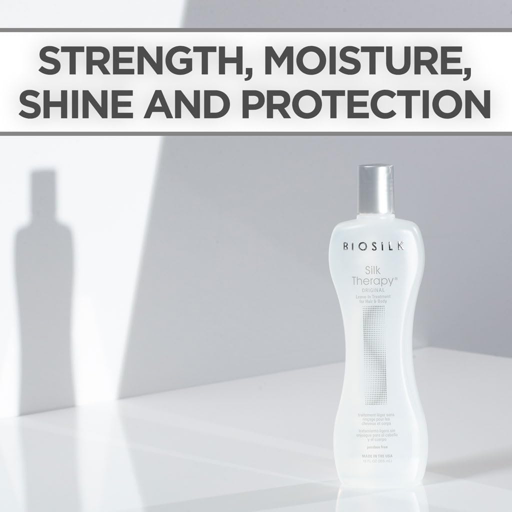 🔥72% Off!🔥BioSilk Silk Therapy Original, Reconstructing Leave-In Hair Treatment