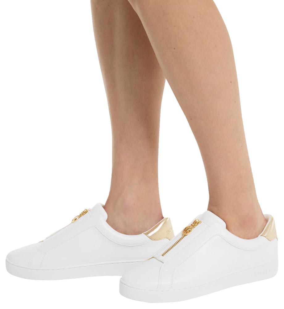 Michael Kors Women's Raina Trainer, Vanilla, 9.5