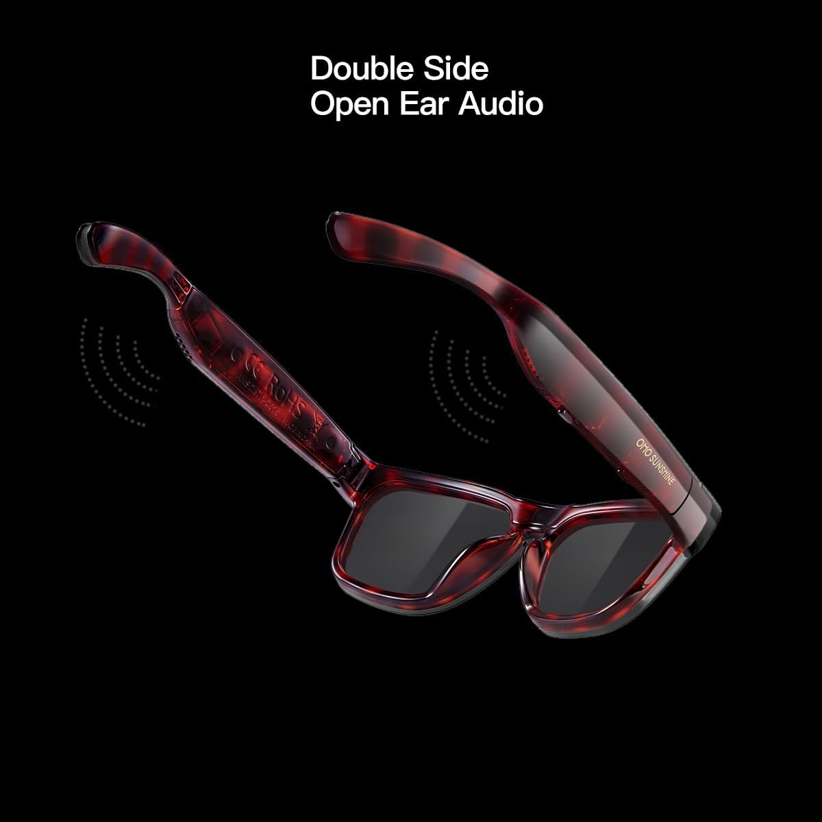 🔥71% Off!🔥OhO Smart Glasses, Polarized Sunglasses with Bluetooth Speaker