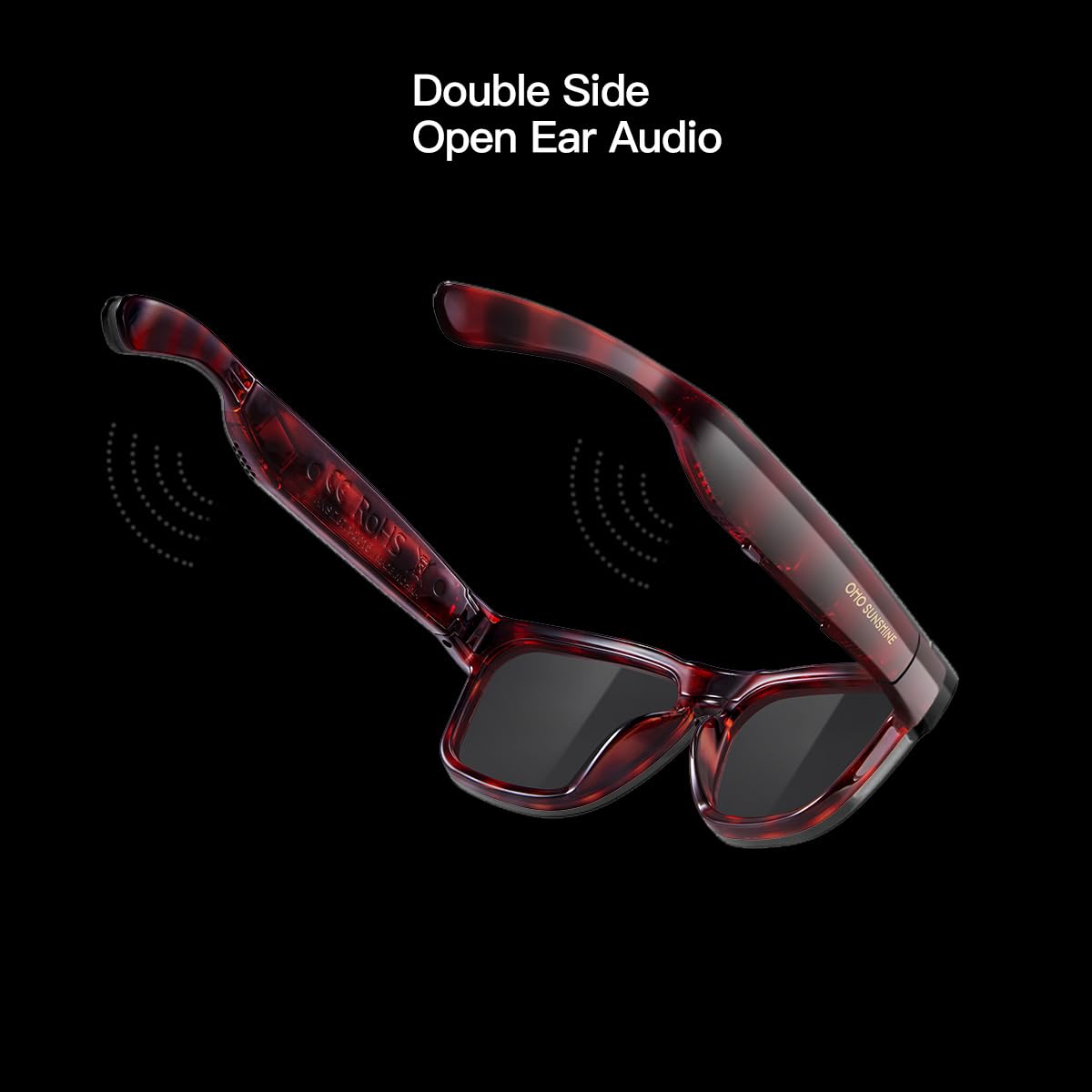 🔥71% Off!🔥OhO Smart Glasses, Polarized Sunglasses with Bluetooth Speaker