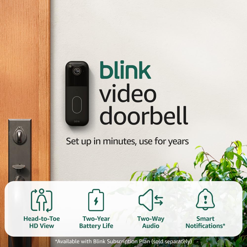🔥76% Off!🔥Blink Video Doorbell + Outdoor 4 – Wireless smart security cameras
