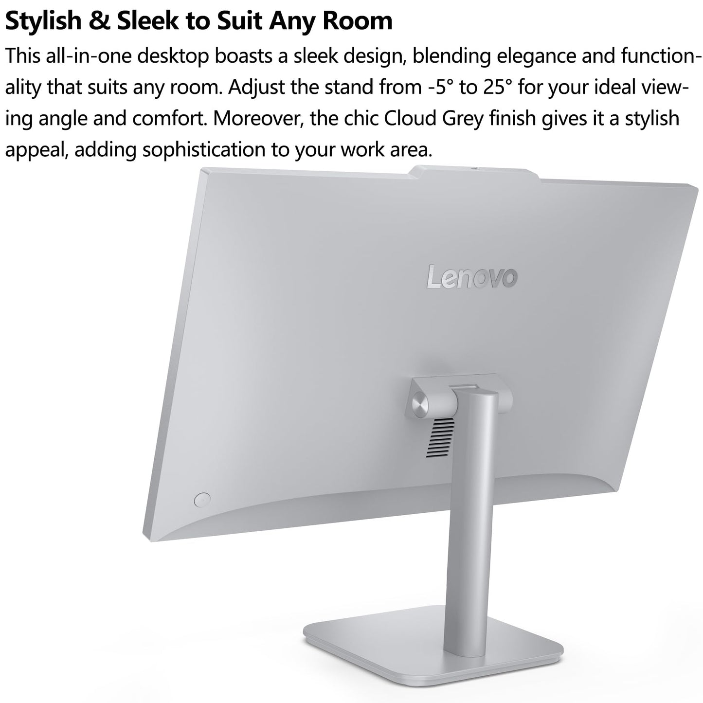 Lenovo Flagship 24" FHD All-in-One Desktop • 2026 Business Edition • Intel 8-Core Processor (up to 3.8 GHz) • 8GB DDR4 RAM • 512GB SSD, • Wi-Fi 6 • Windows 11