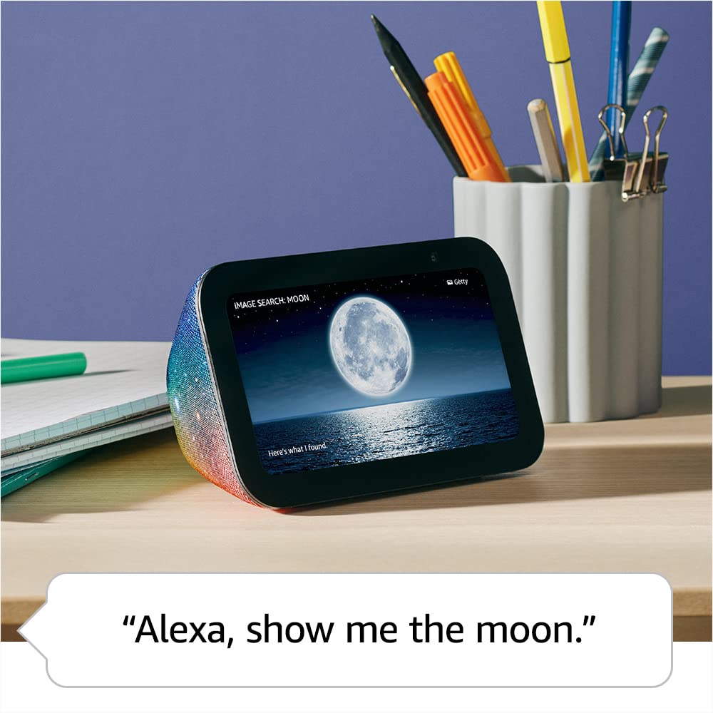 Amazon Echo Show 5 Kids (newest model), Designed for kids, Designed for Alexa+, parental controls, Includes 1 year of Amazon Kids+, Galaxy