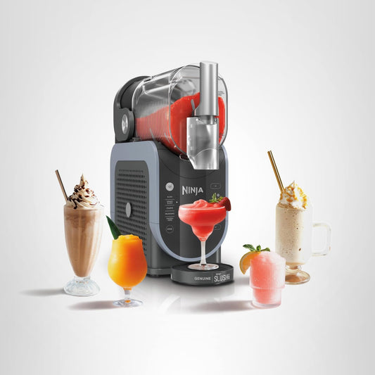 Ninja SLUSHi Frozen Drink & Slushie Machine with RapidChill Technology | 88 oz. Easy Fill Vessel | 5 Preset Programs | Make Margaritas, Frappés, & More | With Dishwasher Safe Parts | Black | FS301