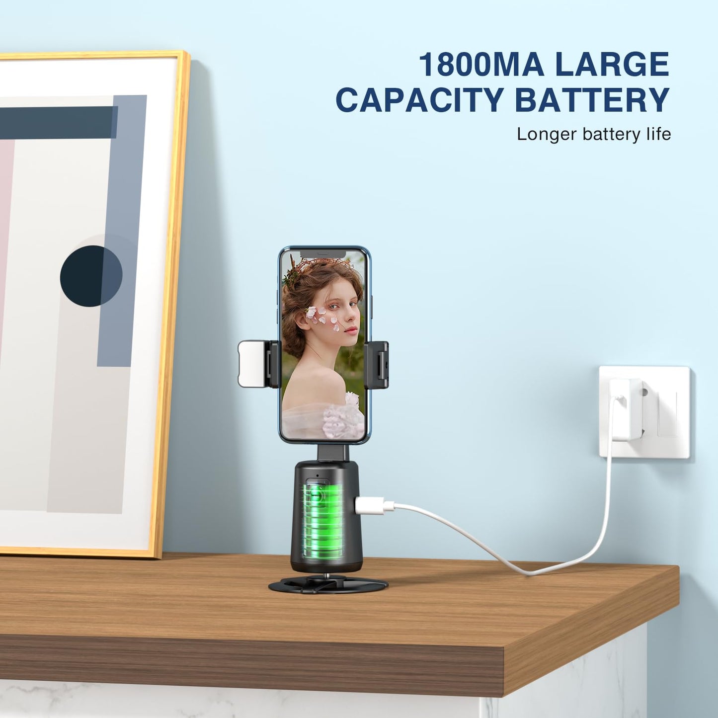 🔥70% Off!🔥360° Auto Face Tracking Tripod for Phones