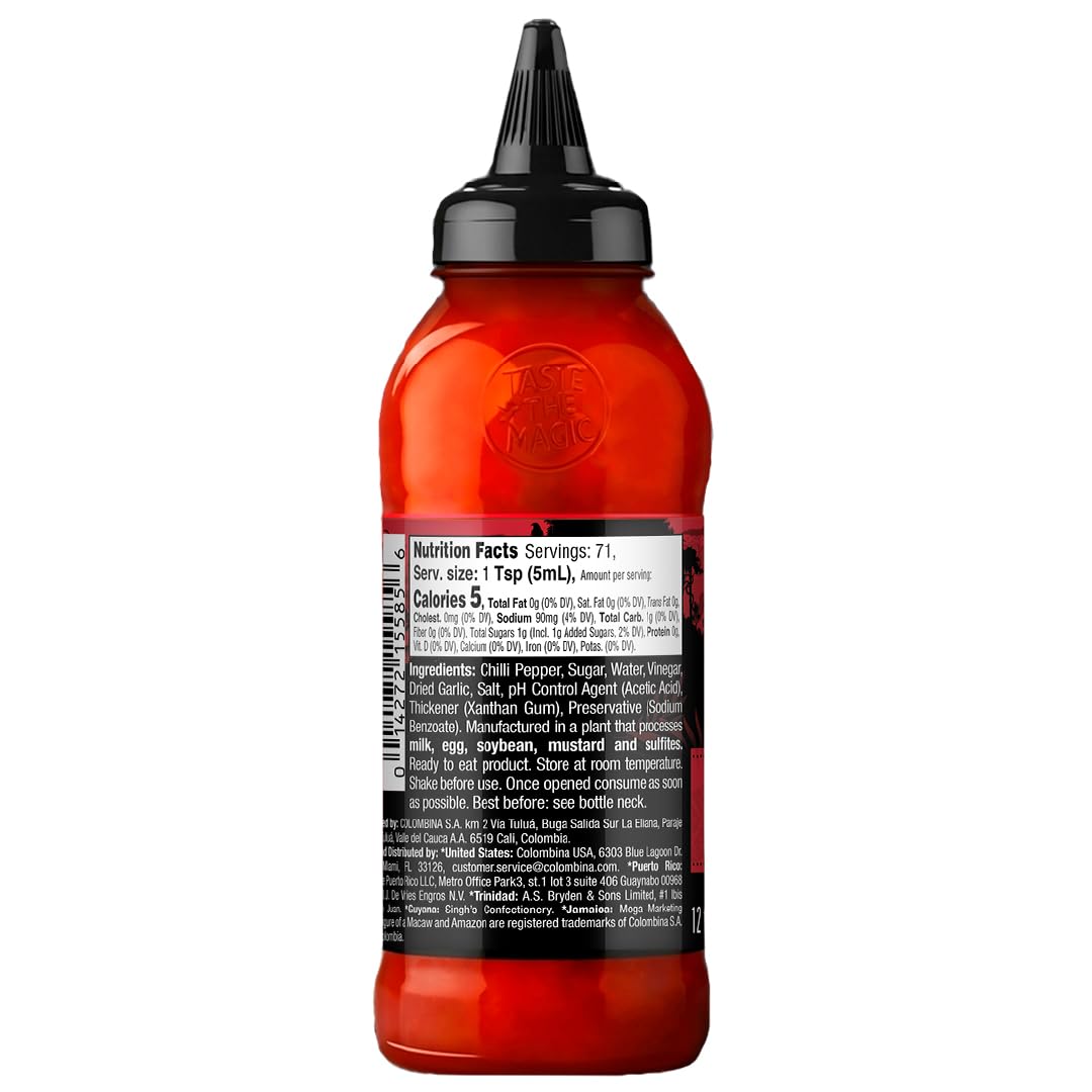 Amazon Sriracha Hot Sauce, Medium Spice, 12 oz (1 Pack)
