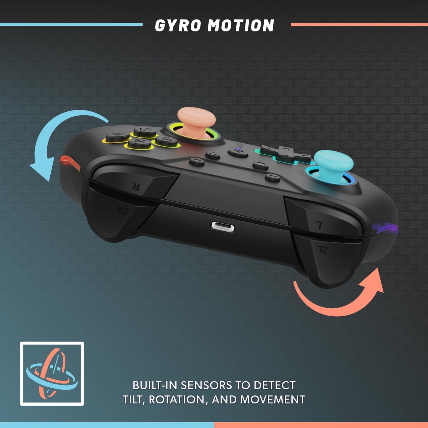 Armor 3 - NuRival Wireless Pro Controller for Nintendo Switch 2 / OLED/Switch – Hall Effect Joysticks, Anti-Stick Drift, Pulse Feedback, Gyro Motion Controls, Remappable Buttons