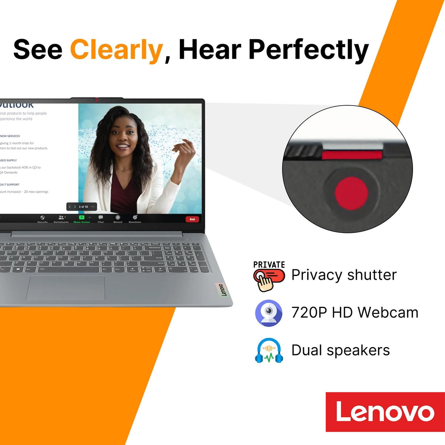 Lenovo IdeaPad Slim 3i 15.6" FHD Laptop • Microsoft Office 365 • Intel 4 Cores • DDR5 • 128GB SSD • Military-Grade • Windows 11 • Quick Setup, Lightweight • Essential Laptop • w/o Mouse