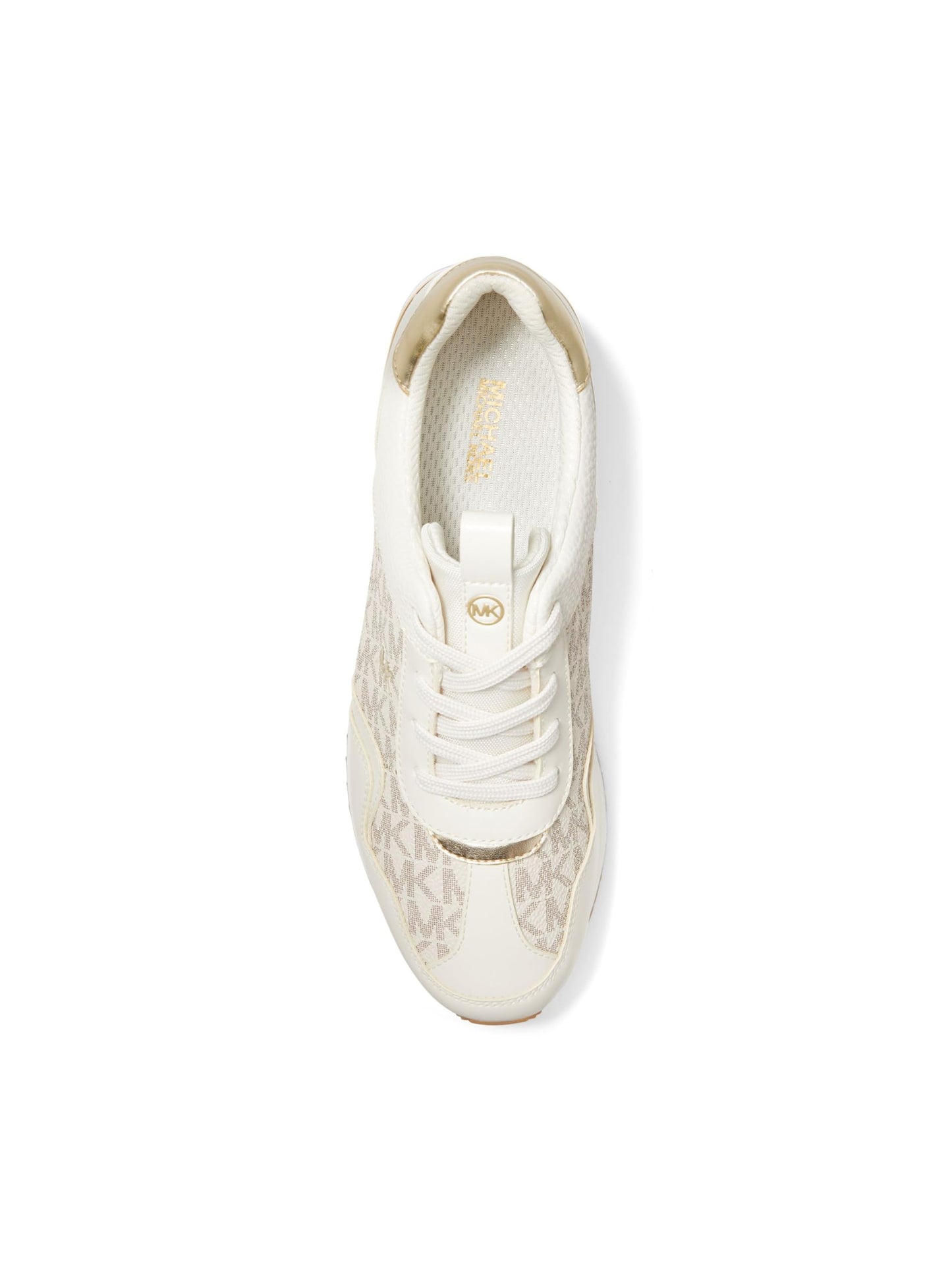 Michael Kors Women's Raina Trainer, Vanilla, 9.5