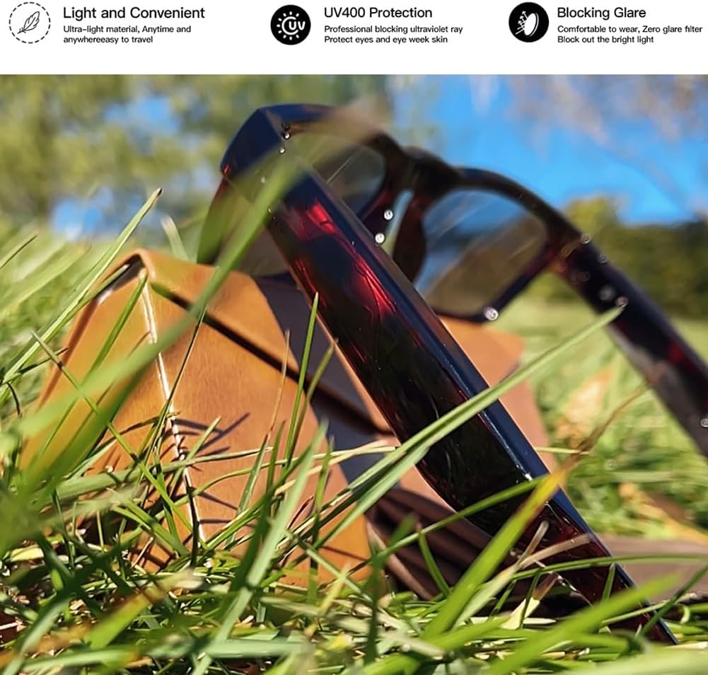 🔥71% Off!🔥OhO Smart Glasses, Polarized Sunglasses with Bluetooth Speaker