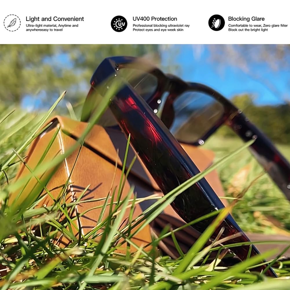 🔥71% Off!🔥OhO Smart Glasses, Polarized Sunglasses with Bluetooth Speaker