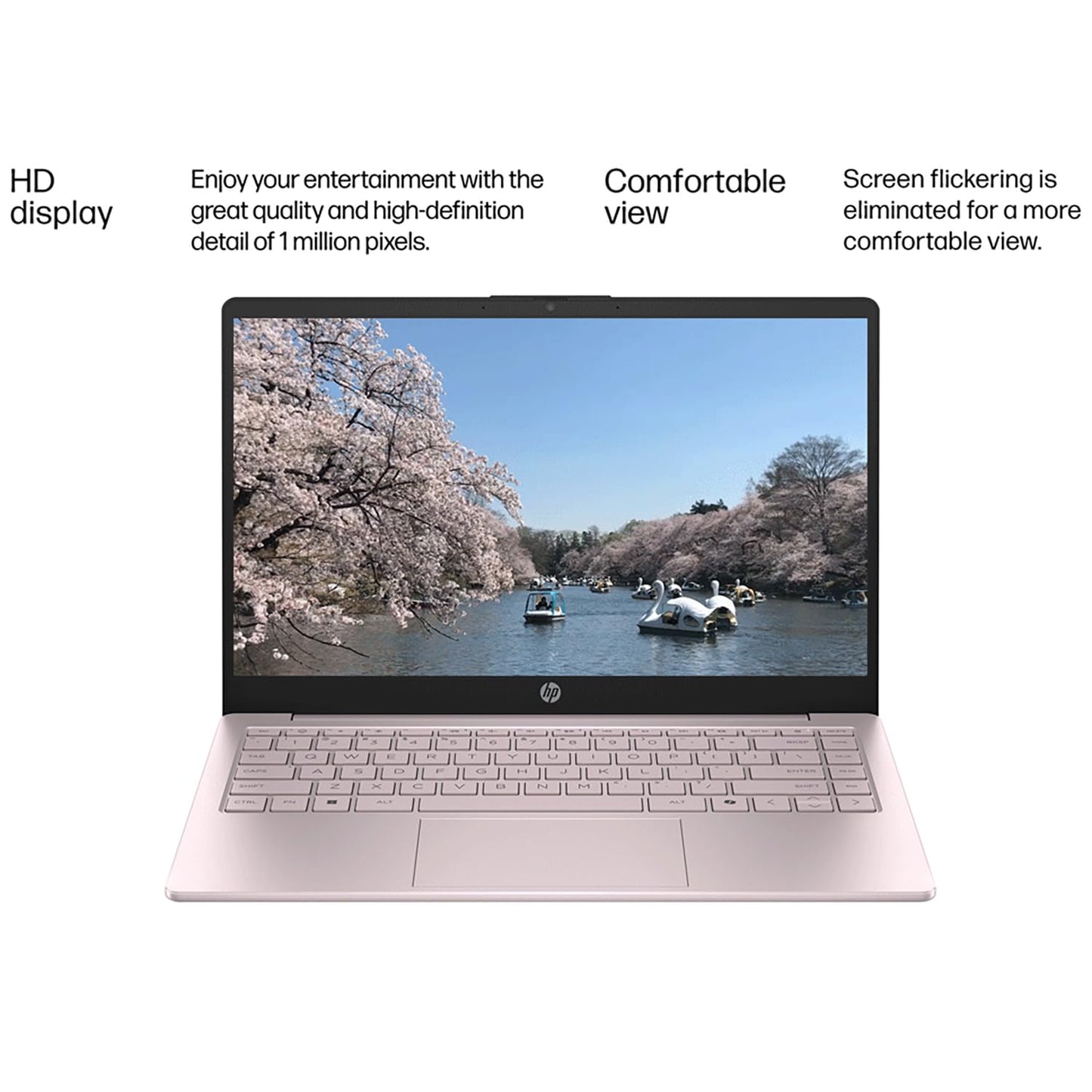 HP Ultrabook Laptop with Copilot AI • Microsoft 365 • 16GB RAM • 256GB SSD + 128GB Storage • Intel 4-Core CPU • WiFi 6 • Windows 11 • 2026 Edition