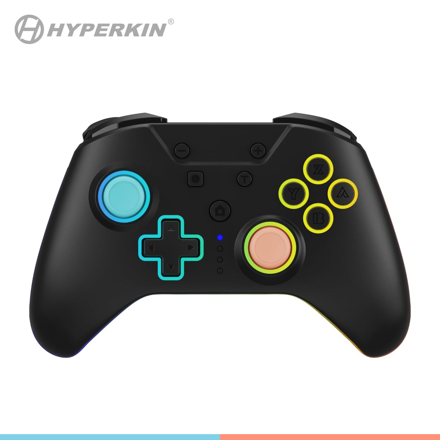 Armor 3 - NuRival Wireless Pro Controller for Nintendo Switch 2 / OLED/Switch – Hall Effect Joysticks, Anti-Stick Drift, Pulse Feedback, Gyro Motion Controls, Remappable Buttons