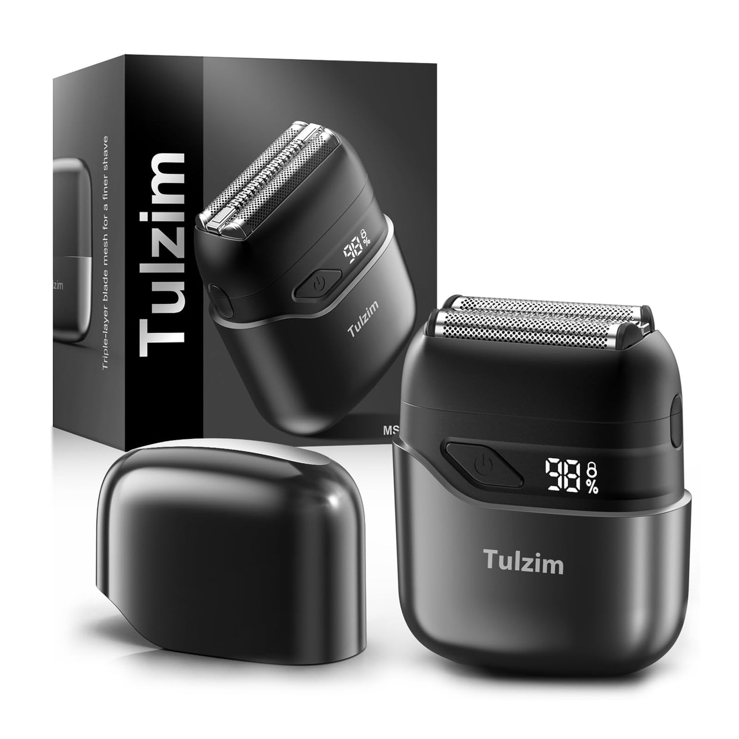 🔥73% off!🔥Tulzim Electric Foil Shaver for Men: Cordless Electric Razor for Face & Beard