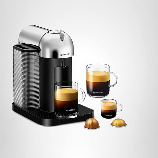 Nespresso Vertuo Coffee and Espresso Maker by Breville, Chrome