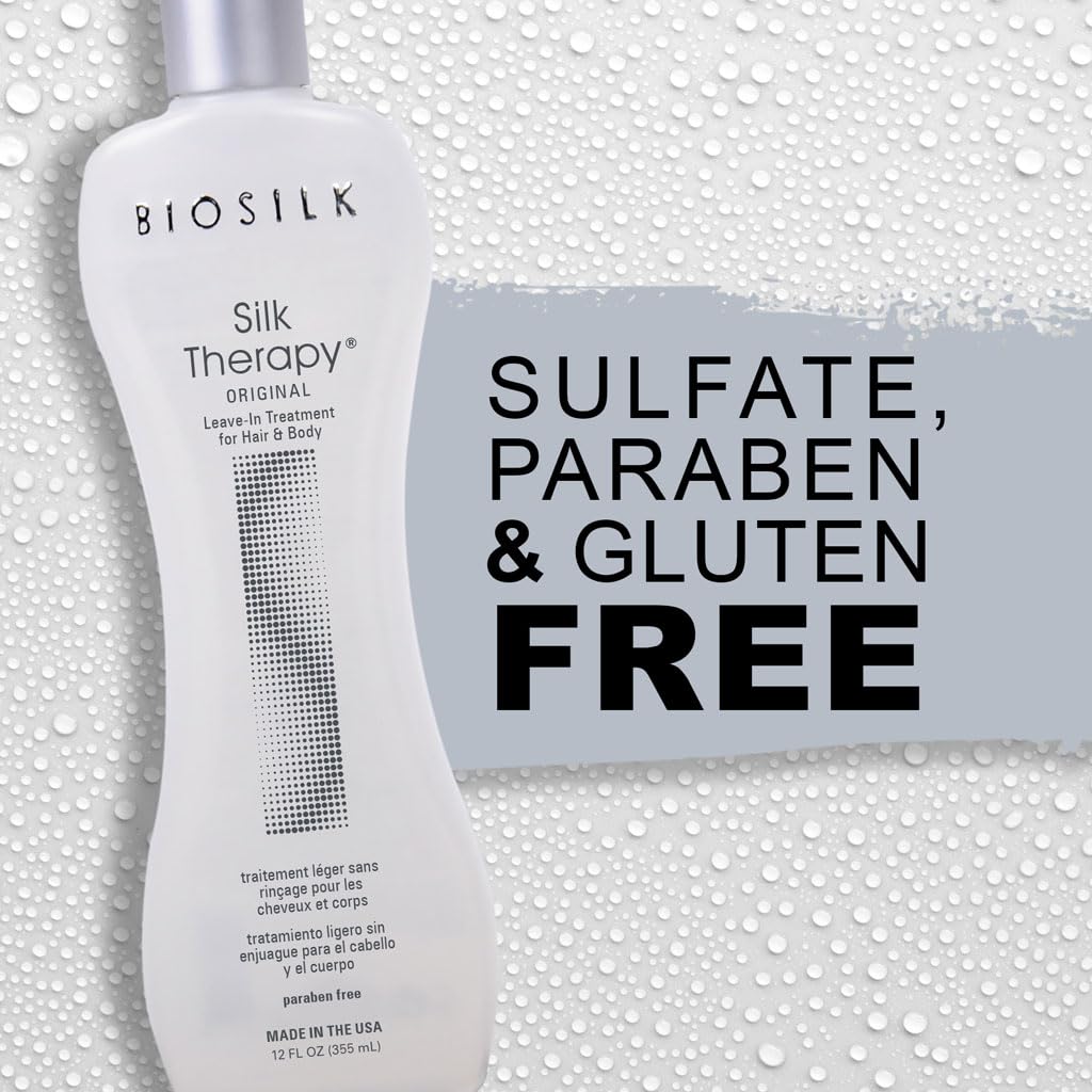 🔥72% Off!🔥BioSilk Silk Therapy Original, Reconstructing Leave-In Hair Treatment