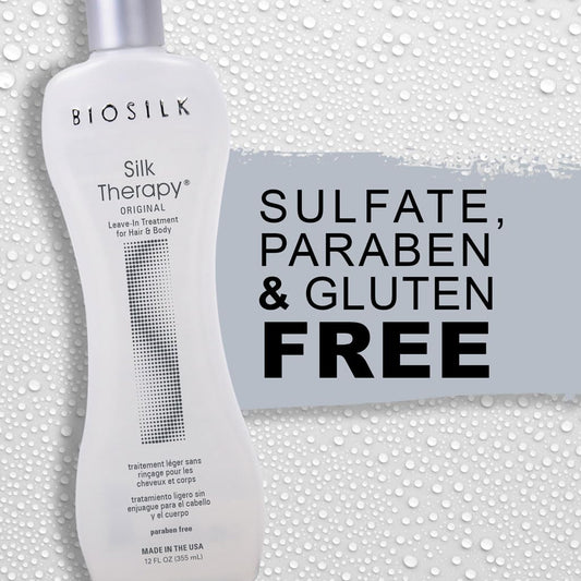 🔥72% Off!🔥BioSilk Silk Therapy Original, Reconstructing Leave-In Hair Treatment