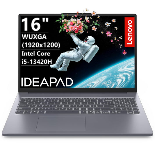 Lenovo Business Laptop with Copilot AI • 2026 Edition • Intel 13th Gen i5-13420H • 24GB DDR5 • 1TB SSD • 16" FHD+ • Microsoft 365 • WiFi 6 • Windows 11
