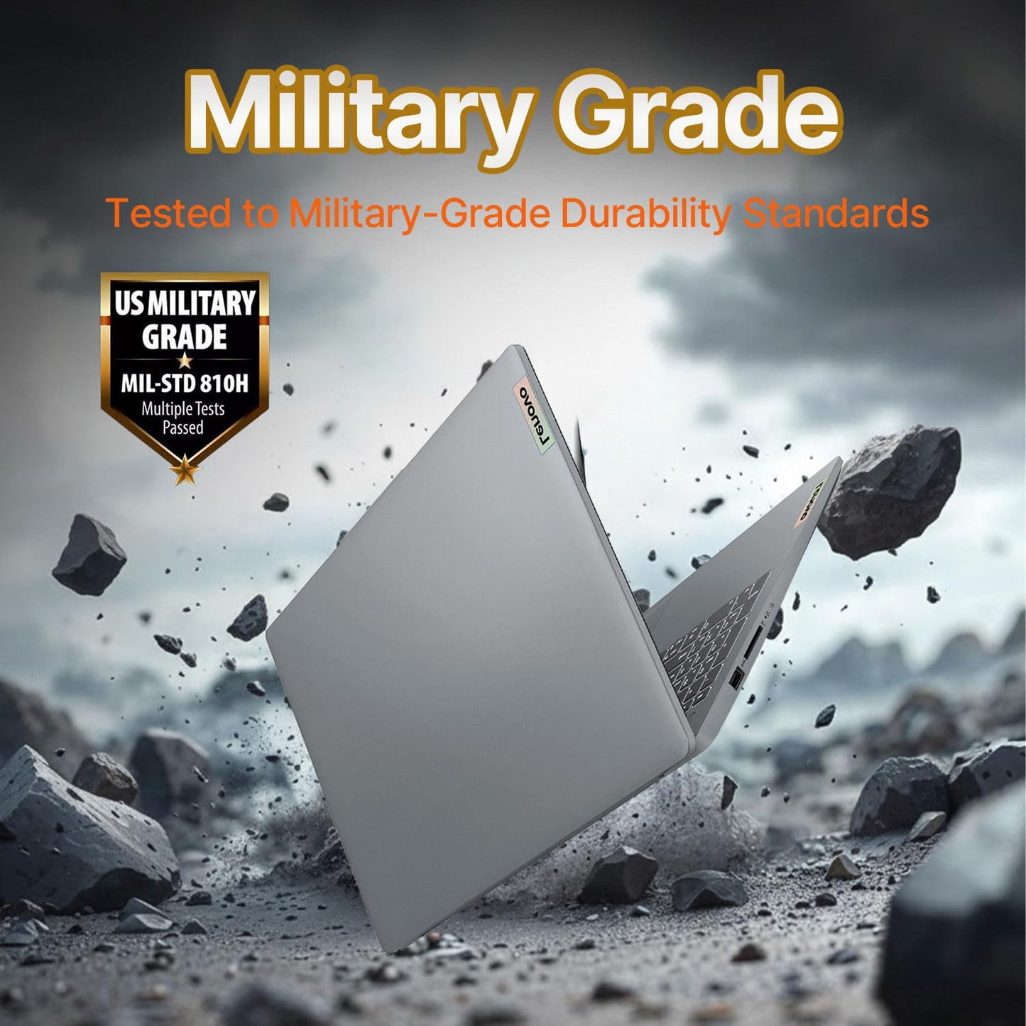 Lenovo IdeaPad Slim 3i 15.6" FHD Laptop • Microsoft Office 365 • Intel 4 Cores • DDR5 • 128GB SSD • Military-Grade • Windows 11 • Quick Setup, Lightweight • Essential Laptop • w/o Mouse