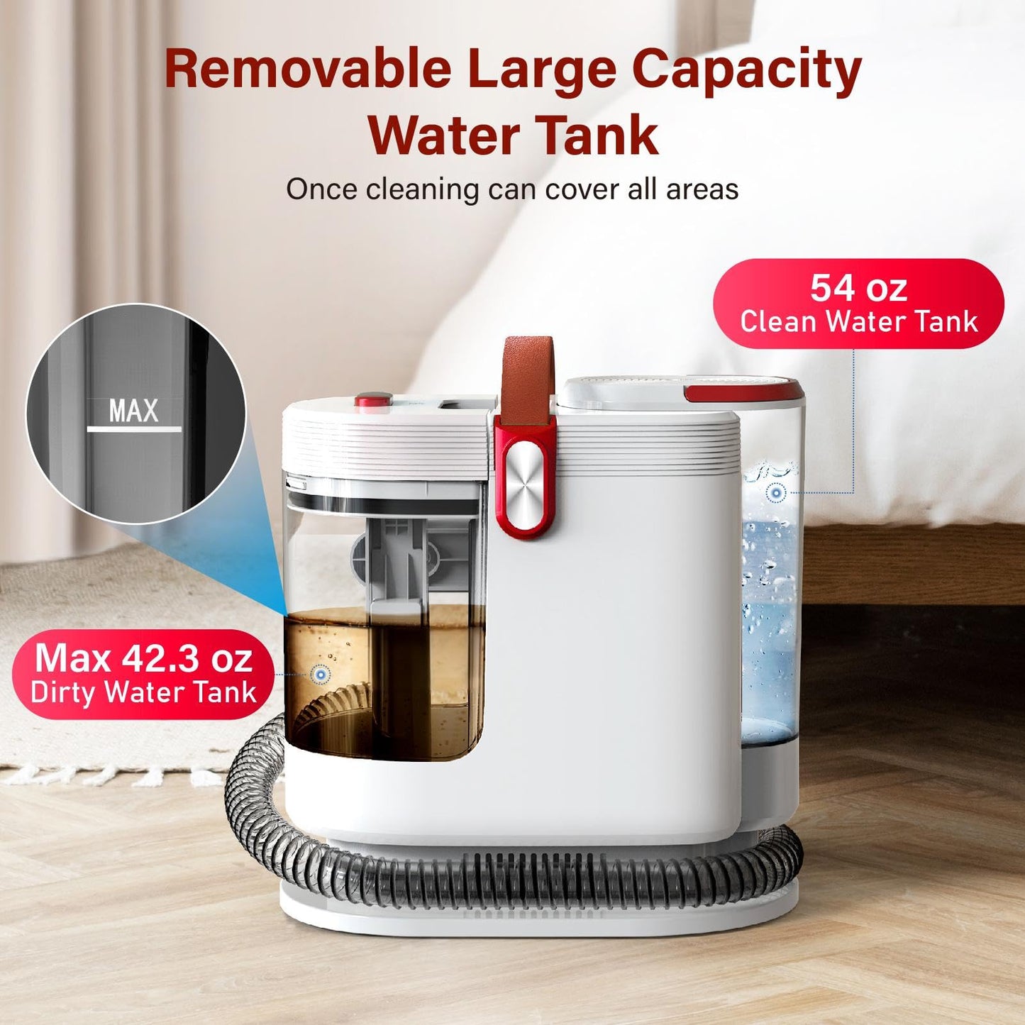 🔥74% Off!🔥WURESE Portable Carpet Cleaner Machine