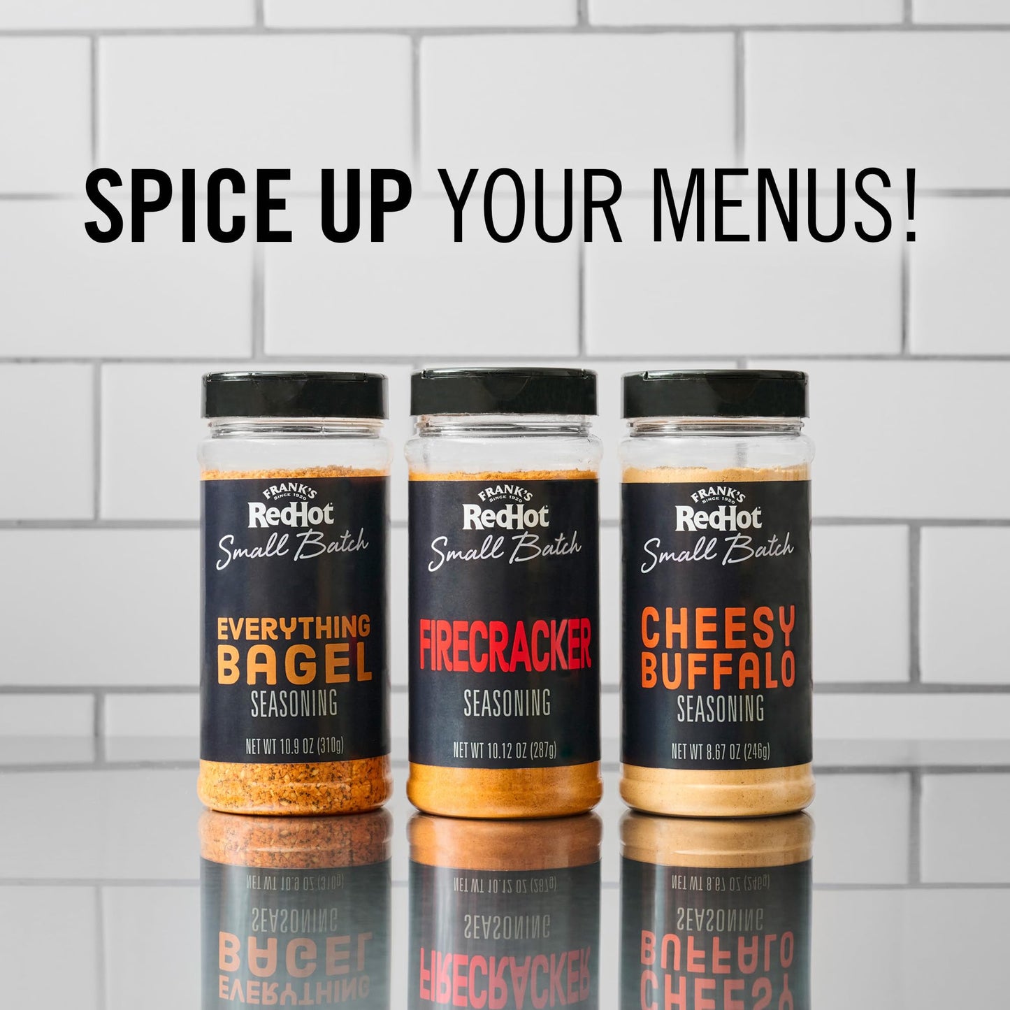 Frank’s RedHot Seasoning, Firecracker, Small Batch, Made for Chefs, Sweet & Savory Flavor for Wings, Pizza, Grilled Meat, Veggies, and More, 10.12 oz