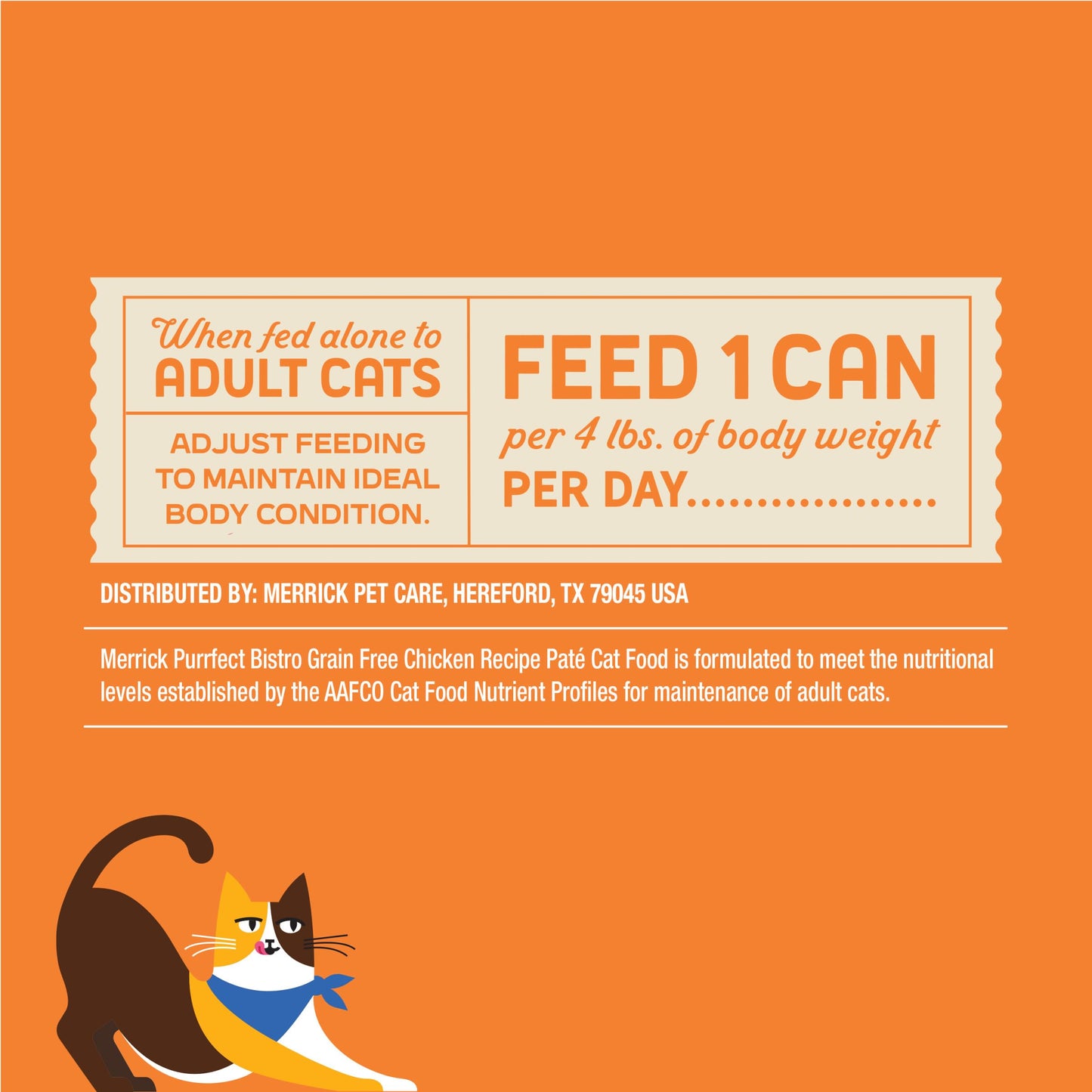 Merrick Purrfect Bistro Grain Free Premium Soft Canned Pate Adult Wet Cat Food, High Protein Chicken Recipe - (Pack of 24) 3 oz. Cans