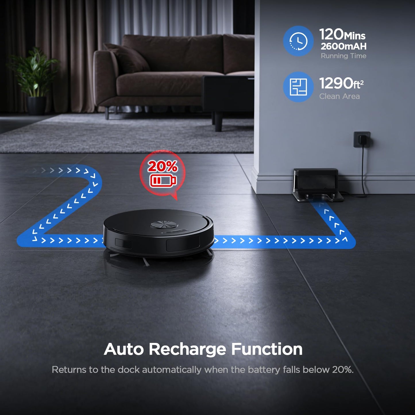 🔥73% Off!🔥UMMUND Robot Vacuum and Mop Combo