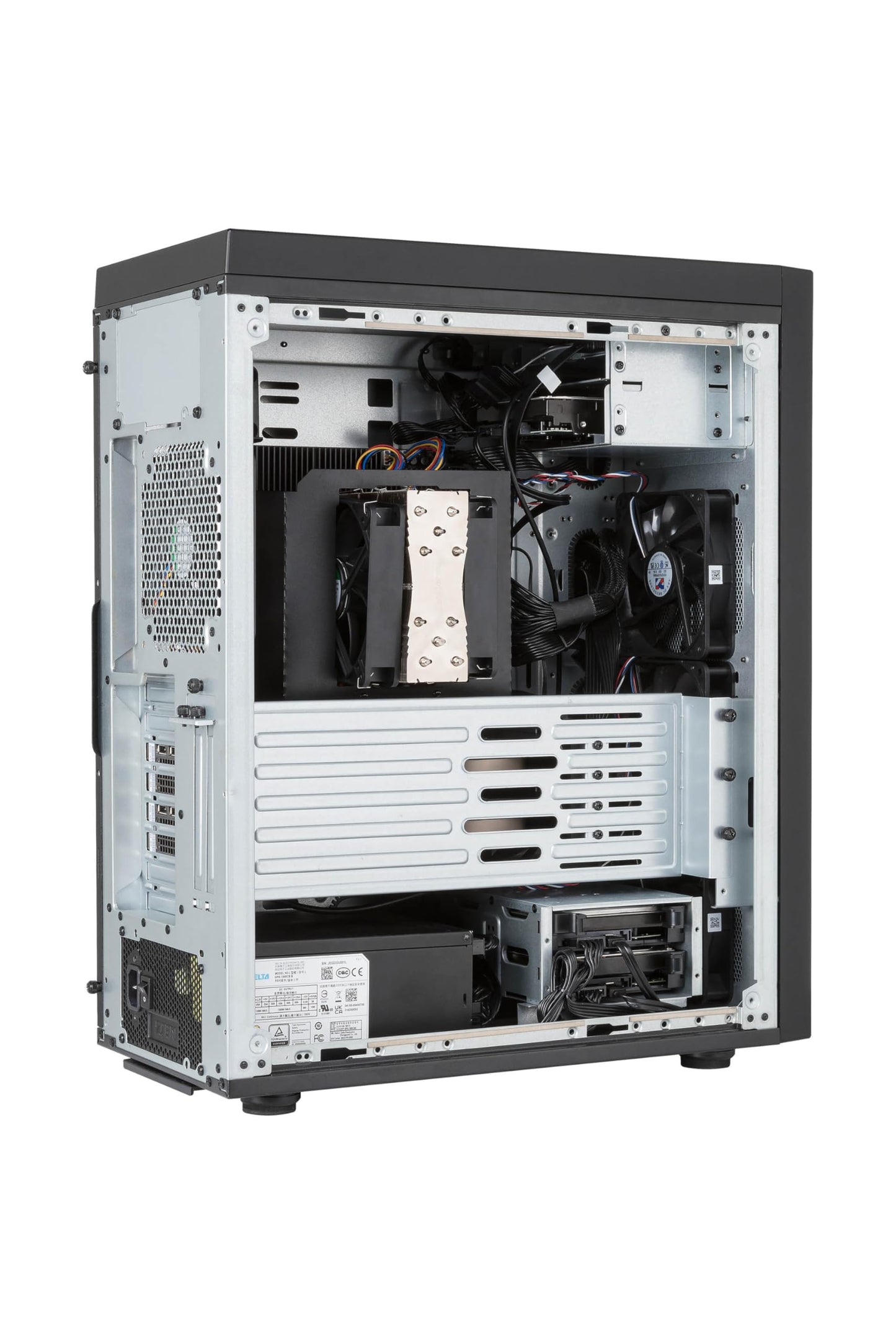 ASUS ExpertCenter Pro ET700I W7-B-750 Performance AI Barebones workstation supports Intel® Xeon® W-3400/W-2400, PCIe 5.0, DDR5 ECC, 2x 2.5Gb LAN, 2 x M.2, 2x GPU support, 750W 80 PLUS® Gold PSU, USB C