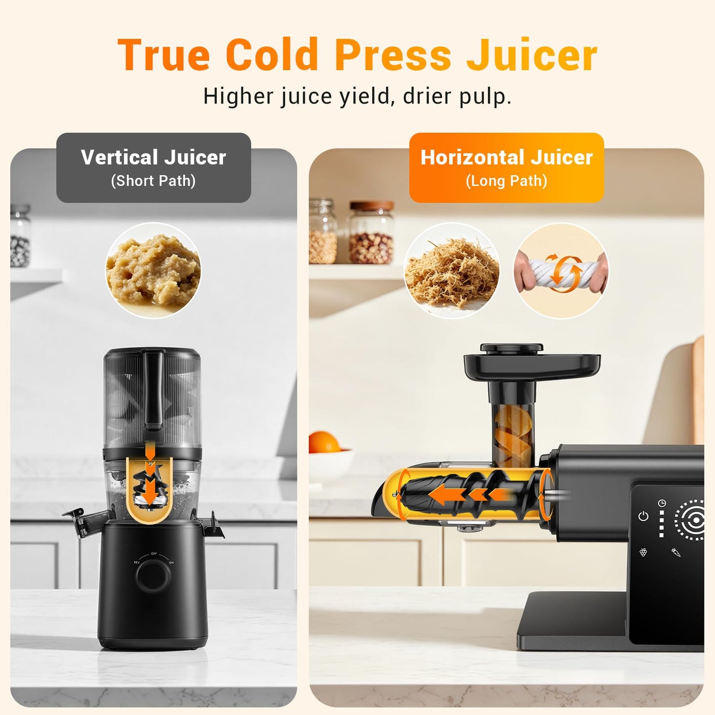 🔥71% Off!🔥Juicer Machines with LED Smart Touch Screen
