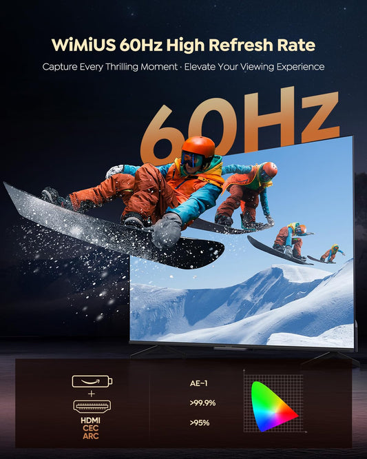 [Built-in Apps/4K Support] Smart Outdoor Projector with WiFi and Bluetooth, Movie Projector, DoIby Audio with Dual Speaker, Auto Focus w/ YouTube&PrimeVideo Proyector, Upgrad P62 Pro