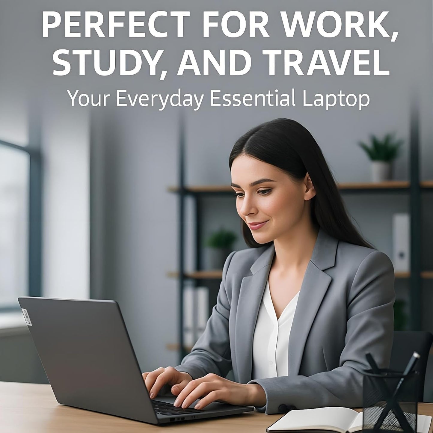 Lenovo 2026 Business Laptop with MS 365 for the Web, Intel Powerful Processor, 8GB DDR5, 628GB PCIE, 15.6" FHD Display, Dolby Audio, RJ-45, 16-Hour Battery Life, Fast Charging Speed, Windows 11 Pro