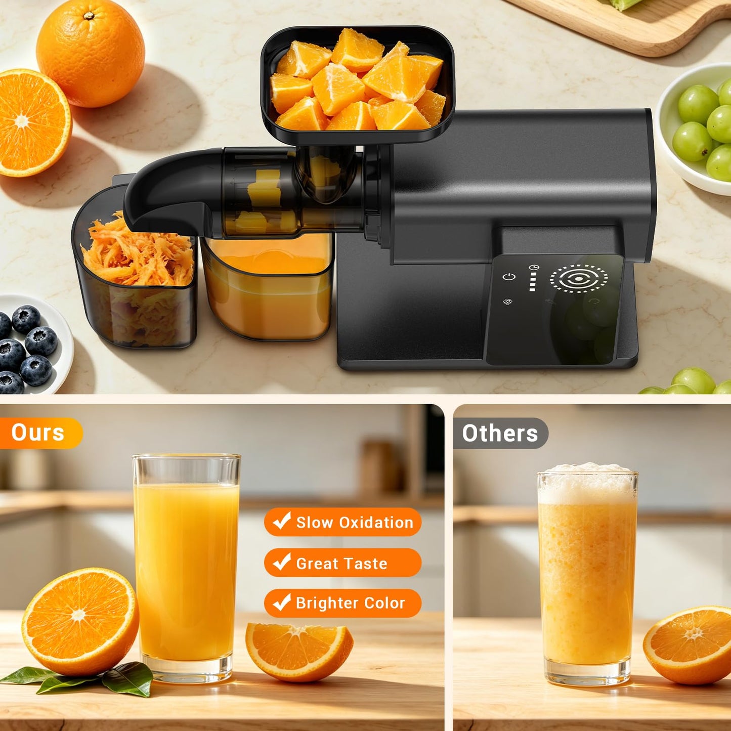 🔥71% Off!🔥Juicer Machines with LED Smart Touch Screen