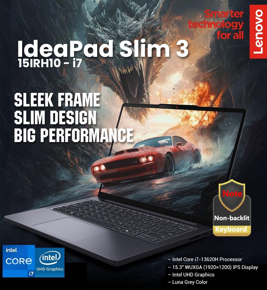 Lenovo 2026 Premium Laptop, Intel Core i7-13620H (Beat i7-1355U), 24GB DDR5, 1TB SSD, 15" FHD+ Copilot AI PC, Windows 11 – for Power Business Multitasker