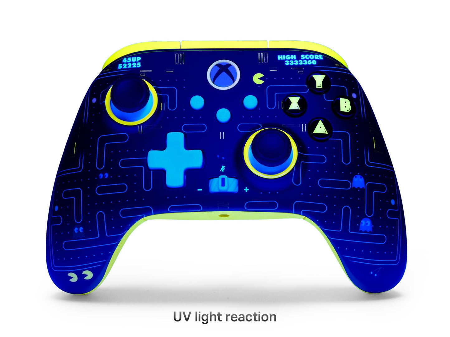 PowerA Wireless Controller for Xbox Series X|S - PAC-MAN SE, hall effect thumbsticks, low latency wireless, officially licensed, works with Xbox One and Windows 10/11
