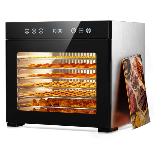 🔥70% Off!🔥650W Food Dehydrator, 8-Tray Stainless Steel Dehydrator