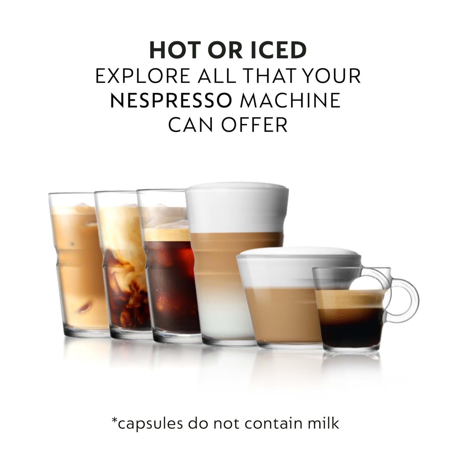 Nespresso Capsules OriginalLine, Arpeggio, Dark Roast Espresso, 50-Count Espresso Coffee Pods
