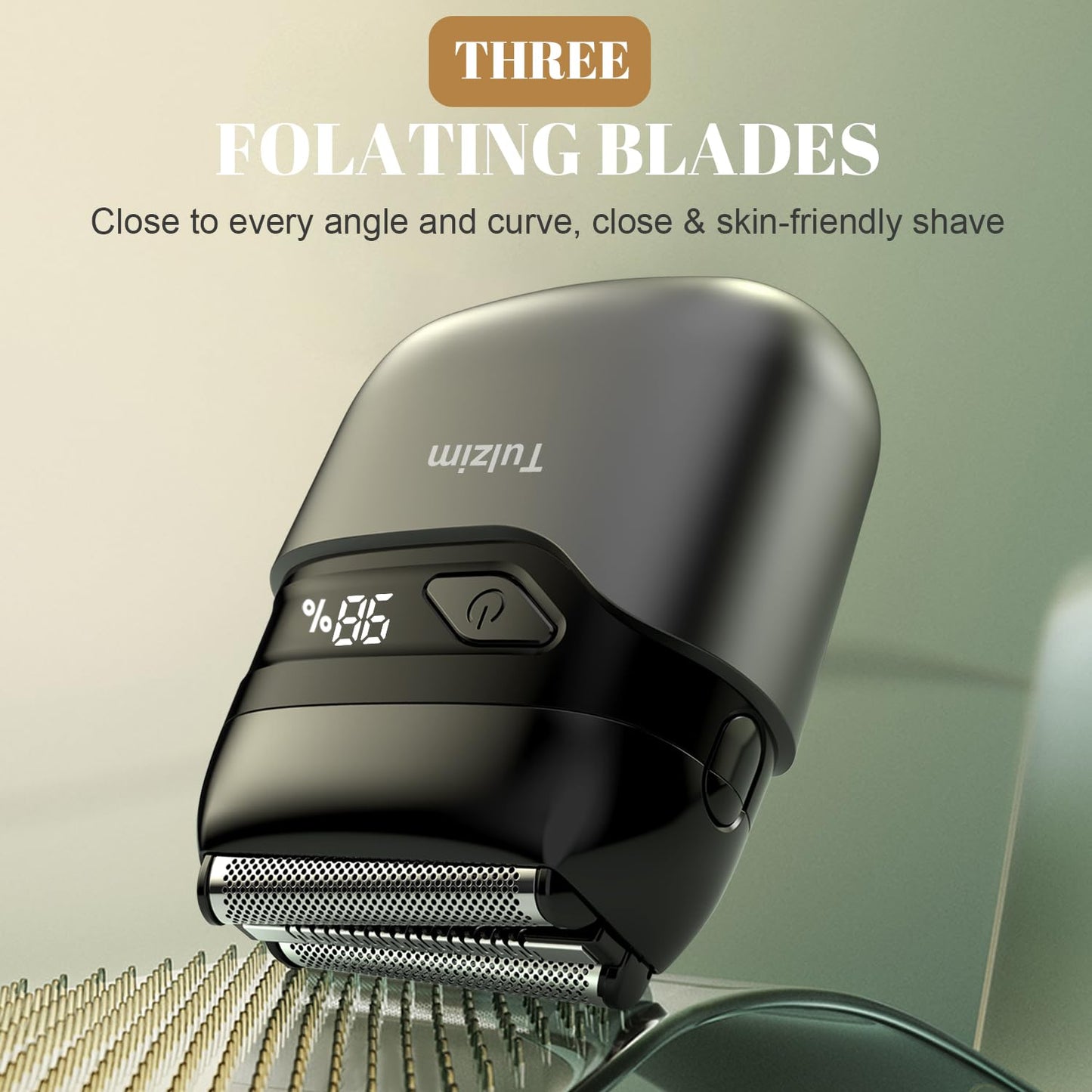 🔥73% off!🔥Tulzim Electric Foil Shaver for Men: Cordless Electric Razor for Face & Beard